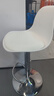 唐辑吧台椅转椅靠背高脚椅家用休闲酒吧前台收银旋转吧椅可升降白色 实拍图