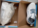 回力（Warrior）官方男鞋冬季款皮面休闲跑步鞋舒适老爹鞋子男士运动鞋男白绿42 实拍图