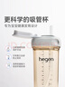 HEGEN海格恩吸管杯儿童水杯学饮杯奶瓶1-3岁直饮吸管婴儿宝宝水杯 【独立抓握】 330ml 吸管杯-浪漫紫 实拍图