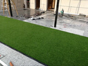 夕音 地毯塑料假草皮人造仿真草坪幼儿园人工假草坪室内飘窗阳台地毯 军绿色10mm 实拍图