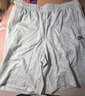 安踏（ANTA）快干棉短裤 | 运动裤男女夏季冰丝凉感五分裤情侣款休闲裤健身裤 【快干棉】CD13灰花灰-1 抗皱易打理 L 男175/女170 实拍图