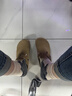 东园物作软木拖鞋真皮休闲日系时尚百搭外穿防滑情侣款Boston半包勃肯鞋 深卡其 38 正码 实拍图