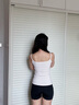 Carey Kay免穿文胸带胸垫背心女打底内衣吊带衫外穿修身显瘦弹力无袖背心 香槟色 【不带胸垫】 L 【建议100-115斤】 晒单实拍图