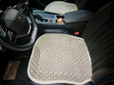 鑫天缘纯亚麻汽车坐垫单片四季通用夏天凉垫麻座垫三件套无靠背前排防滑 麻编花小方垫（单个座位） 实拍图