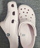 卡骆驰crocs七夕礼物洞洞鞋贝雅男鞋女鞋轻便耐磨一脚蹬拖鞋休闲鞋|10126 裸粉-6PI 40 (250mm) 实拍图