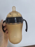 kamidi断奶奶瓶仿母乳硅胶奶瓶新生儿吸管奶瓶防胀气耐摔戒奶奶瓶 250ML【3孔+Y孔】 5月以上 实拍图