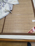 雅鹿凉席冰丝竹席夏天可折叠碳化空调席子单人宿舍双面可水洗裸睡竹席 芊芊诗意【双面竹席 光滑平整】 适用1.2m床【竹席+枕套*1】 实拍图