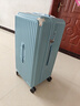 安踏行李箱男女万向轮拉杆箱大容量学生旅行出游密码箱蓝色28英寸 实拍图