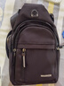 回力新款斜肩包男单肩包小挎包迷你男士斜挎包简约小背包休闲运动胸包 黑色 实拍图