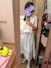 UR2026夏季新款女装时尚休闲甜美蝴蝶结系带半裙UYY550026 淡蓝 (有内衬) XS 实拍图