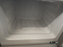 华宝小冰箱小型家用出租房用冷藏冷冻两用一级能效节能省电迷你宿舍寝室办公室二门电冰箱 一级能效-102L银色-三天约一度电 实拍图
