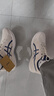 亚瑟士ASICS男鞋透气跑鞋运动鞋缓震舒适跑步鞋 GEL-CONTEND 4 米白色/蓝色 41.5 实拍图