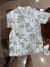 哈尼天空婴儿夏季薄款连体衣纱布衣服宝宝夏装和尚服短袖外出服睡衣 森森云 80cm 实拍图