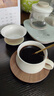 叁旬（sanxun）知远茶咖一体杯办公室喝茶轻奢茶水分离泡茶杯高档陶瓷咖啡杯 知远茶咖一体杯【奶油色】带杯垫 实拍图