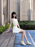浪莎冰丝运动短裙女2025夏季新款网球A字裙防走光瑜伽速干高腰防晒裙 白色 M 【推荐100-110斤】 实拍图