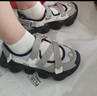 FILA 斐乐官方女鞋FRAGOLA摩登凉鞋夏季新款时尚休闲草莓凉鞋子 燧石灰/冰灰-EI 36 实拍图