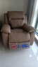 芝华仕（CHEERS）头等舱智能椅皮单椅电动多功能可躺摇转芝华士全明星实力单椅K135 可可棕-电动躺+摇+背部按摩 优先发货（详询客服） 实拍图