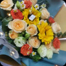 艾斯维娜毕业季鲜花速递向日葵混搭花束生日礼物全国同城配送 6朵向日葵大气款 实拍图