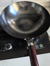 九阳（Joyoung）炒锅铁锅无涂层精铁锅炒菜锅炉灶通用32cm带盖CF32-C121 实拍图