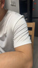 361度运动套装男夏季跑步短袖基础舒适速干健身训练衣服父亲节礼物 【男款】本白/超级黑 XL 实拍图