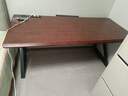 洛丹格芙【京仓速达】3CM厚橡胶木电脑桌台式学生学习写字桌家用办公书桌 插排款【胡桃色】3CM实木桌面 160*70*75CM 实拍图