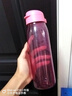 特百惠（Tupperware）乐活750ML塑料杯夏季男女学生运动水杯子大容量便携双饮 荔枝红 实拍图