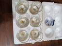 青苹果白酒杯套装 24K金箔一两杯 高档酒具套装水晶玻璃1两杯6只装 实拍图