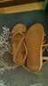 踩屎感凉鞋女款2025新款夏季外穿时尚厚底夏天配裙子高级罗马凉拖 舒雅焯&206卡其色 38 实拍图