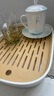 拜杰茶盘茶托 沥水托盘茶海放茶杯功夫茶具储水沥水盘托盘 长方形大号 实拍图