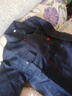 浩赢 男女工作服工地耐磨春秋冬季工厂汽修长袖上衣劳保服定制绣字 小拉锁翻领藏蓝色 175-单件上衣 实拍图