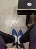 回力帆布鞋男士低帮百搭休闲鞋一脚蹬懒人套脚运动鞋 WXY-903 藏青41 实拍图