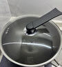 炊大皇 炒锅 304不锈钢炒菜锅煎锅 平底不粘炒锅32cm 可立可视盖不挑灶 实拍图