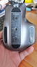 罗技（Logitech）大师系列 MX Master 3S 无线蓝牙鼠标 人体工学 办公 静音鼠标 高端 石墨黑 带无线接收器 实拍图