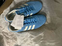 adidas T头鞋 VL COURT复古板鞋德训鞋男女阿迪达斯轻运动   蓝色/亮白/树脂黄   38 实拍图