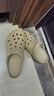 卡骆驰crocs洞洞鞋贝雅男鞋女鞋轻便耐磨一脚蹬拖鞋休闲鞋|10126 卵石色-2V3 44 (280mm) 实拍图