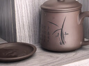 君礼轩紫砂杯套装宜兴手工茶杯带过滤茶水分离四件套礼盒装君子杯420ml 实拍图