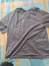 361°运动短袖男女同款夏季透气宽松棉印花t恤休闲圆领上衣 砾石灰9115D XL 实拍图