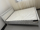 铁艺床1.8米x2米单双人床架1.5x2米钢架出租屋储物金属软包排骨床 白色床架平尾款+20CM弹簧床垫 1.5*1.9/2.0m【默认2.0m】 实拍图