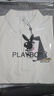 花花公子（PLAYBOY）高档100%纯棉夏季短袖t恤男士高档翻领polo衫透气吸汗休闲上衣 短袖YW7702白色 XL 175建议135-150斤 实拍图