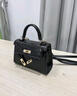 viney包包女包牛皮凯莉包品牌斜挎包轻奢生日礼物送女友老婆 【银灰色】高端百搭手提单肩包 实拍图