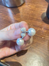 DAISY DREAM玫瑰的故事刘亦菲同款珍珠耳钉女2025新款爆款耳环轻奢银针耳饰品 925银针流苏珍珠耳环 实拍图