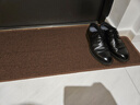 小棕熊仿剑麻入户地垫日式大门进门脚垫门口玄关阳台地毯防滑门垫可裁剪 高级-咖色【防潮耐脏棉布底】 60cm*90cm 1件数 可裁剪打火机烤边 实拍图