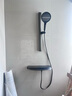TOTOHEALTH淋浴花洒套装3D按摩钢琴恒温花洒全套增压自洁沐浴器精铜淋雨器 TBW9E恒温版 简易无顶喷 枪灰色 （官方出品） 实拍图