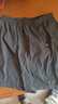 啄木鸟冰丝短裤男士夏季薄款弹力速干高档大码透气健身跑步运动五分裤子 黑色+灰色【2条装】 4XL（建议165-180斤） 实拍图