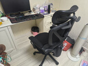 南皇人体工学椅子护腰电脑椅书房家用舒适久坐可躺办公室午休座椅电竞 4向3腰靠黑-3级气杆-分压尼脚-软包联动-155° 155-180度(含) 联动扶手 4向3腰靠 实拍图