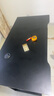 蔓斯菲尔（MSFE） 实木电脑桌办公桌台式家用简易办公电竞电脑桌工作台写字桌子 【加粗40MM钢架】芝麻黑120cm 实拍图