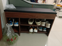 米客米家（MIKEMIJIA）鞋柜换鞋凳子家用门口简易置物架出租屋用多层鞋子收纳架可坐鞋柜 店长推荐款-可拆卸款|80*32*52CM 实拍图