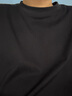 拇指白小T【三防T】二代短袖t恤男女纯棉夏季圆领白小丅打底衫小白t 【拍1发2】男款-皓白+墨黑 L 实拍图