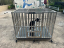 金百特 【不锈钢狗笼子】 金毛狗笼子中大型犬狗笼子宠物狗狗笼子狗屋高档狗别墅 【折叠款】125*79*107配6轮满焊 实拍图