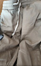 杉杉【薄款透气】休闲裤男夏季新款凉感裤子纯色系带微弹束脚长裤子男 卡其 均码 185/84A 实拍图
